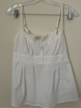 Brandy Melville White Spaghetti Strap Tank